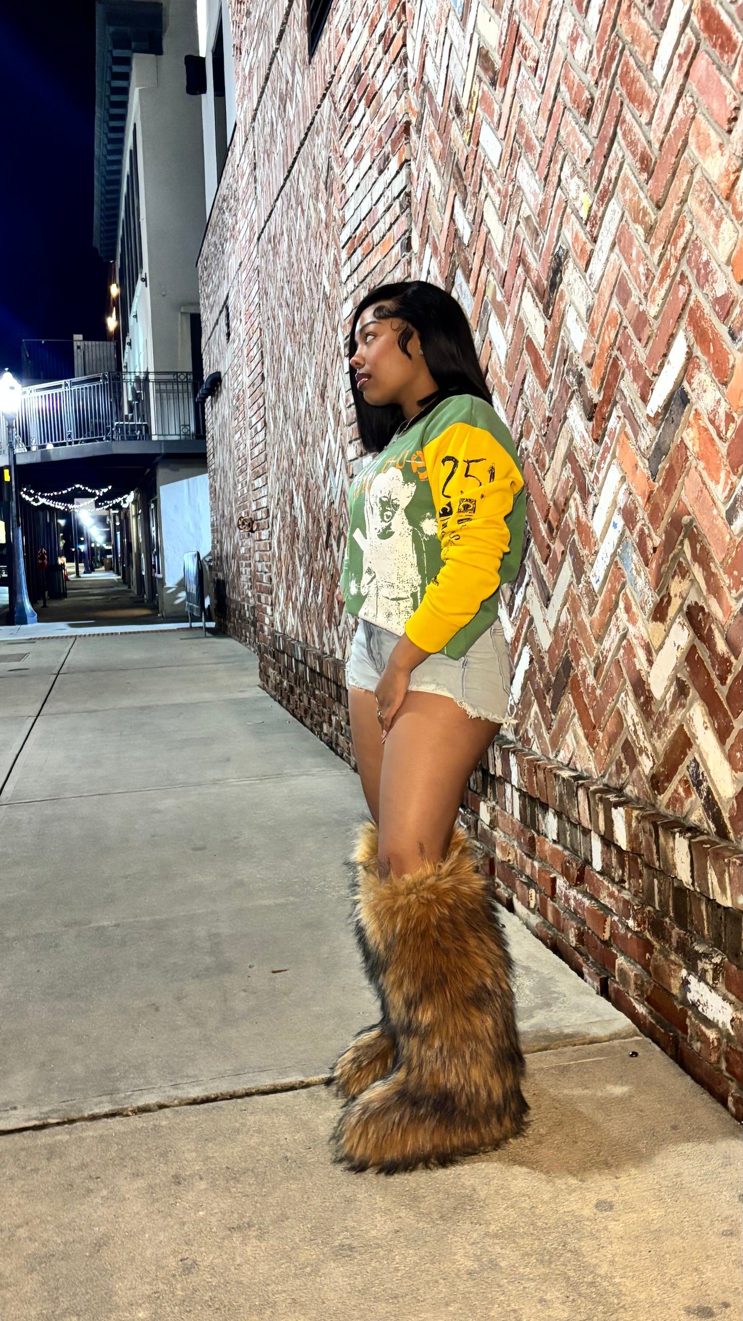 Saran Wrapped Thermal Red Green Yellow