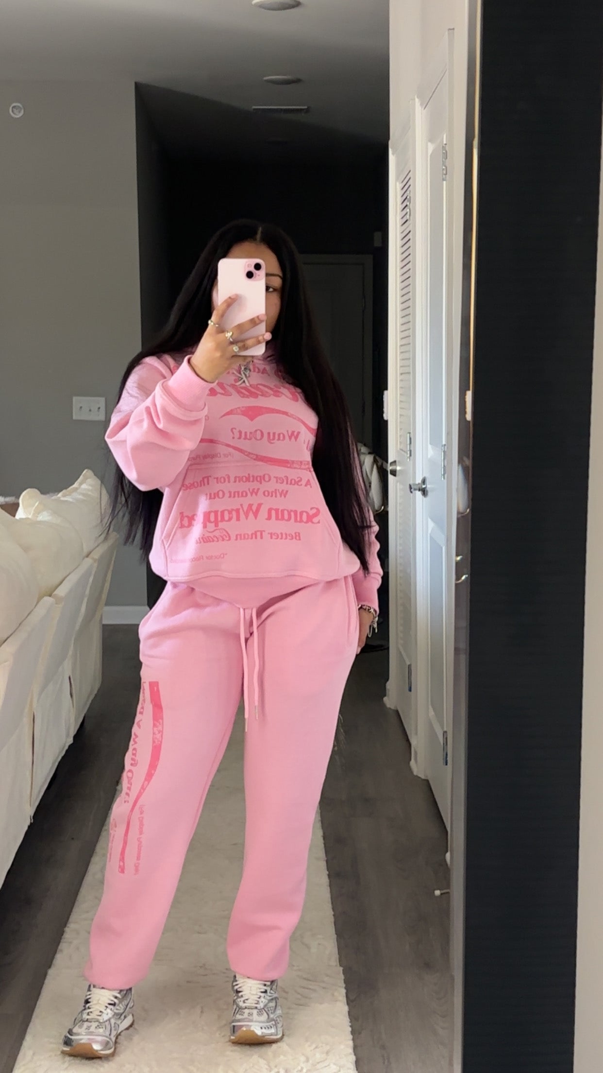 Saran Wrapped Safer Option Set Pink