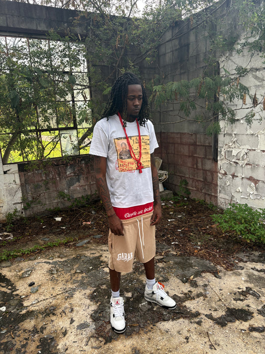 Clientele & Scales White Acid Washed Set