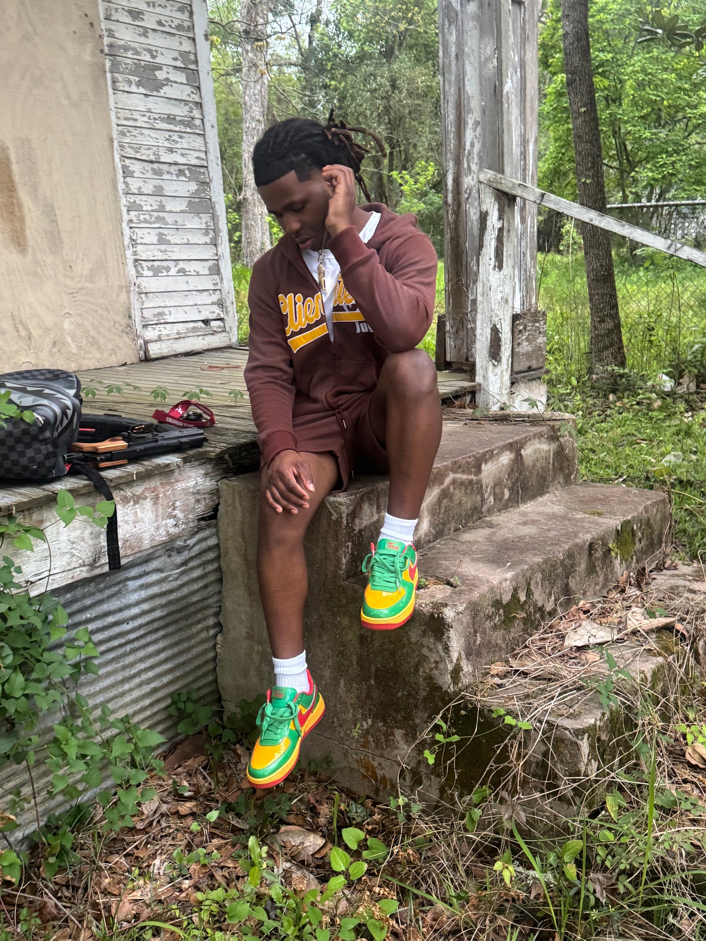 Clientele Brown & Yellow Set