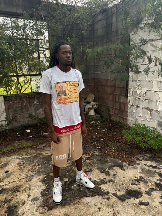 Clientele & Scales White Acid Washed Set