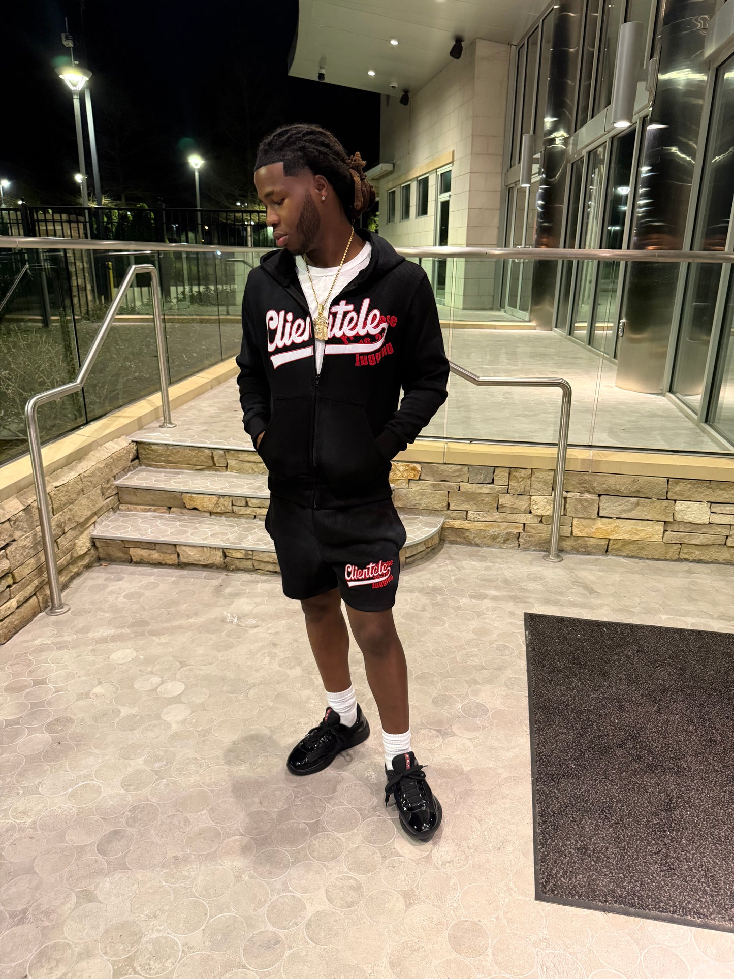 Clientele Black Red White Set