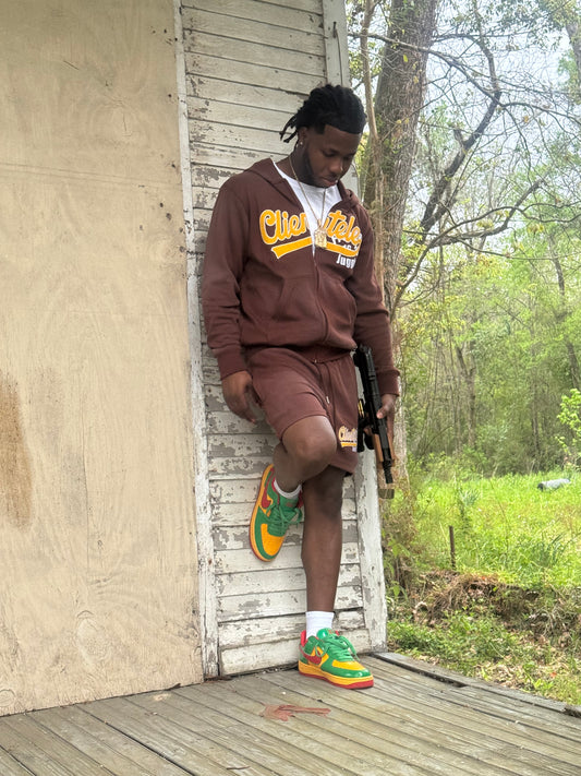 Clientele Brown & Yellow Set