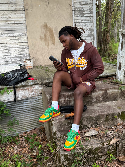 Clientele Brown & Yellow Set